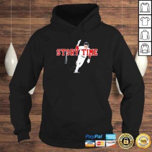 Hoodie trevor story time baseball shirt