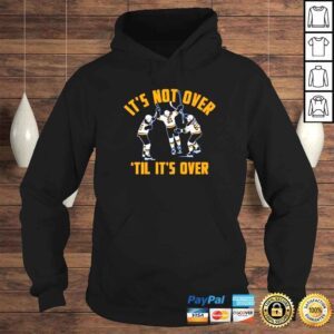 Hoodie tyler Bozak its not over til its over hockey shirt