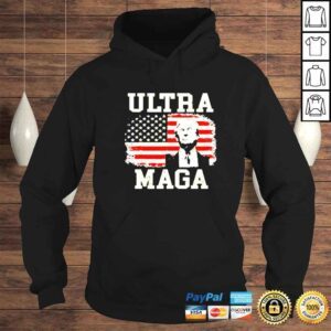 Hoodie ultra MAGA Trump American flag vintage shirt