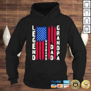 Hoodie usa flag fathers day dad the legend husband dad grandpa shirt