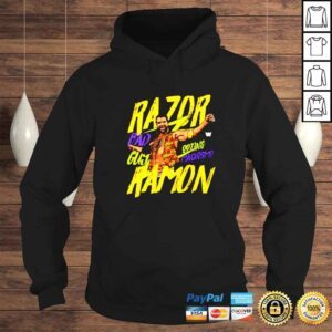 Hoodie wWE Razor Ramon bad guy machismo colorful shirt