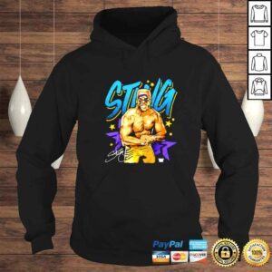 Hoodie wWE Sting Old School star signature shirt