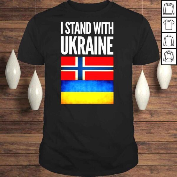 I Stand with Ukraine and Norway Flag Shirt