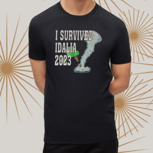 I Survived Hurricane Idalia 2023 Art Design Shirts