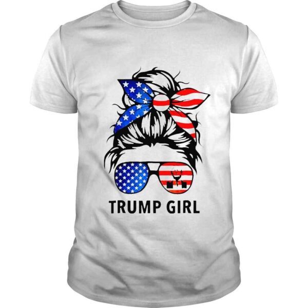 Im still a Trump girl Trump 2024 messy bun my president shirt