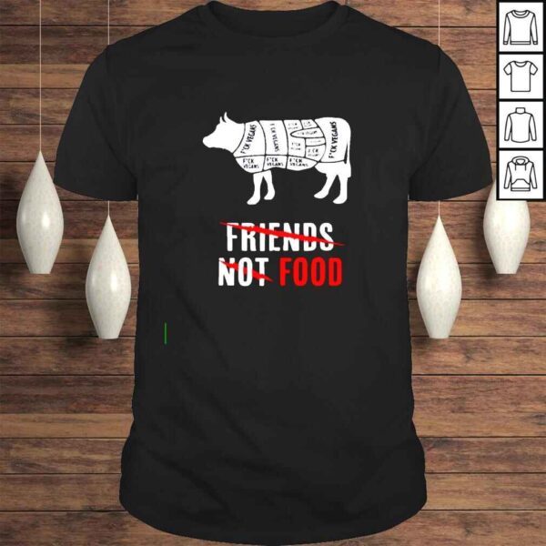 Isaac Butterfield friends not food shirt