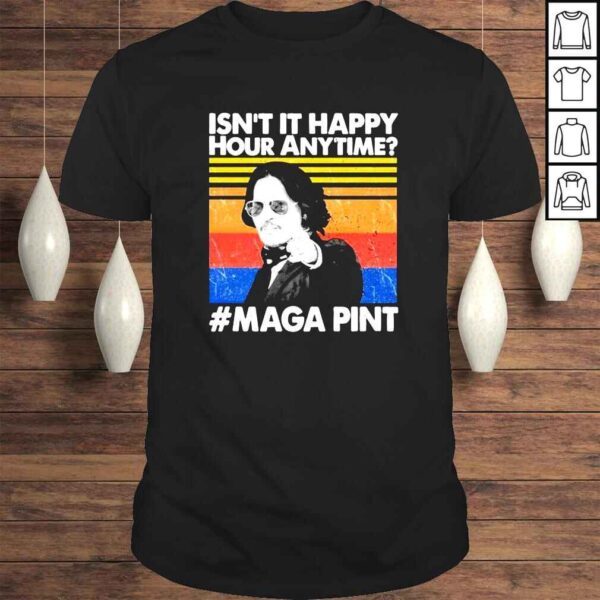 Isnt It Happy Hour Anytime Mega Pint Johnny Depp vintage shirt