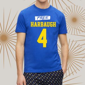 JJ McCarthy Free Harbaugh t-Shirt