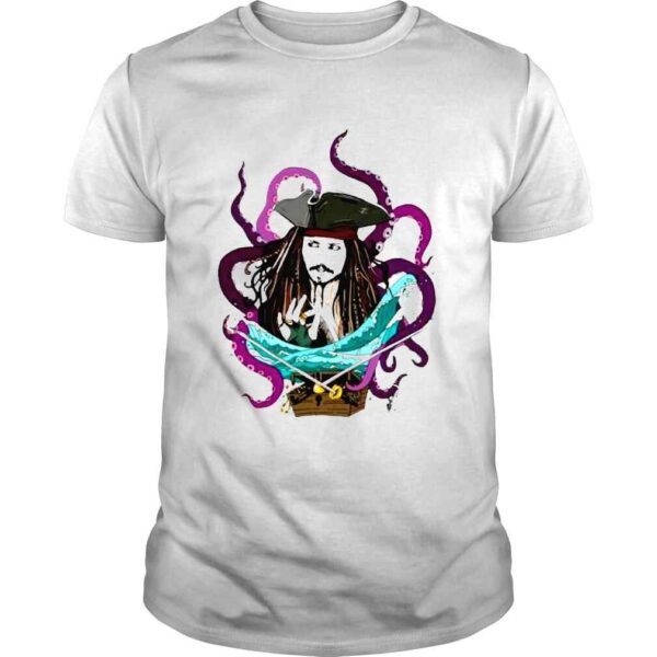 Jack Sparrow And Kraken Shirt