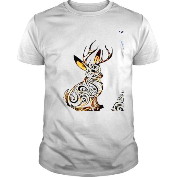 Jackalope rabbit graphic shirt