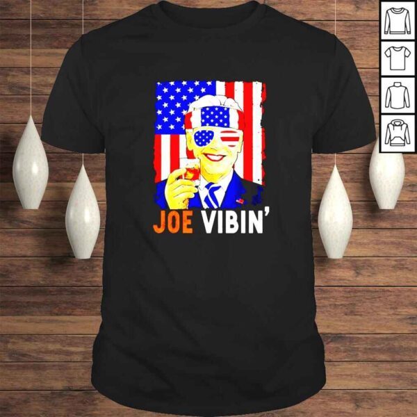 Joe Vibin American flag shirt