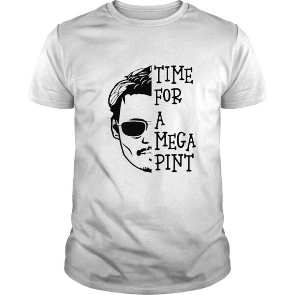 Johnny Depp time for a mega pint shirt