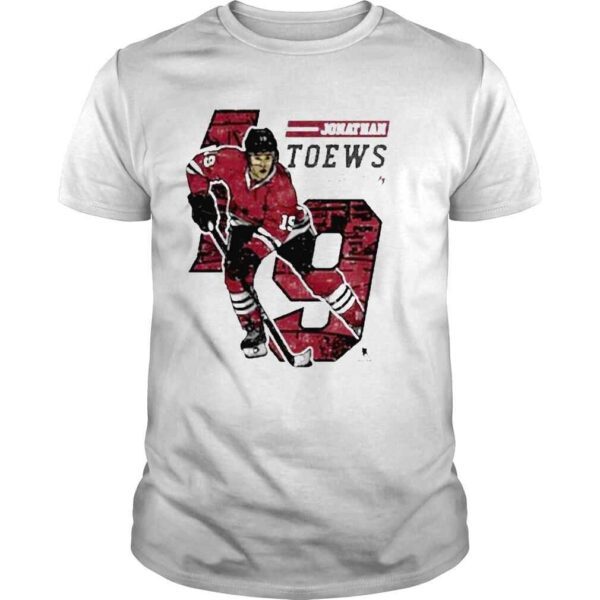 Jonathan toews offset chicago blackhawks Tshirt