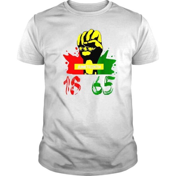 Juneteenth 18 65 African American Power Black History TShirt