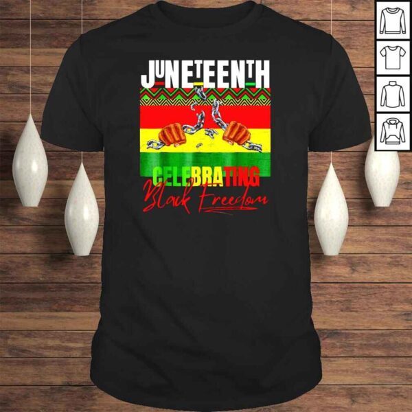 Juneteenth Emancipation Day Vintage Cool Melanin Black Pride Shirt