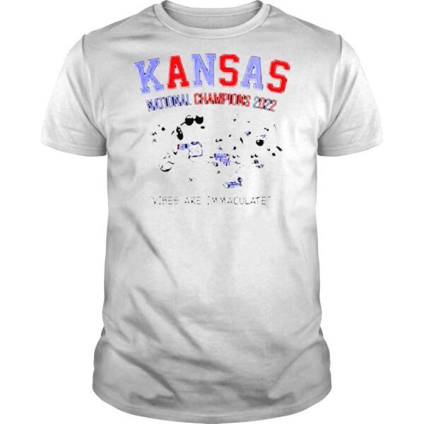 Kansas National Champions 2022 vibes are immaculate shirt