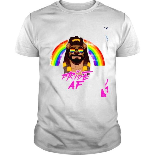 LGBT Pride rainbow Lion Pride AF shirt