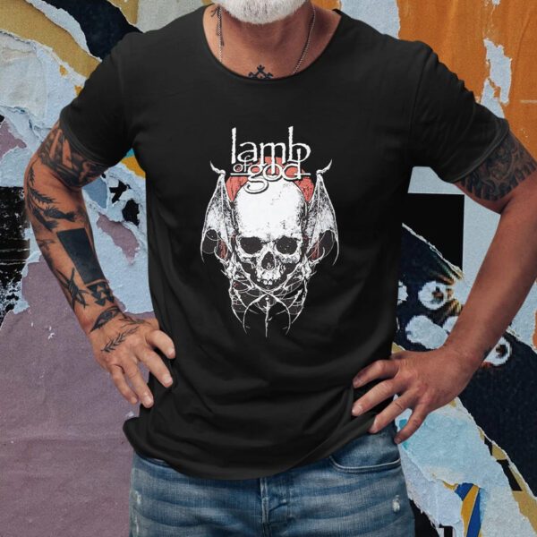 Lamb Of God Winged Skull Halloween tshirt