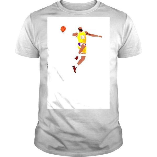 LeBron James basketball cartoon shirt