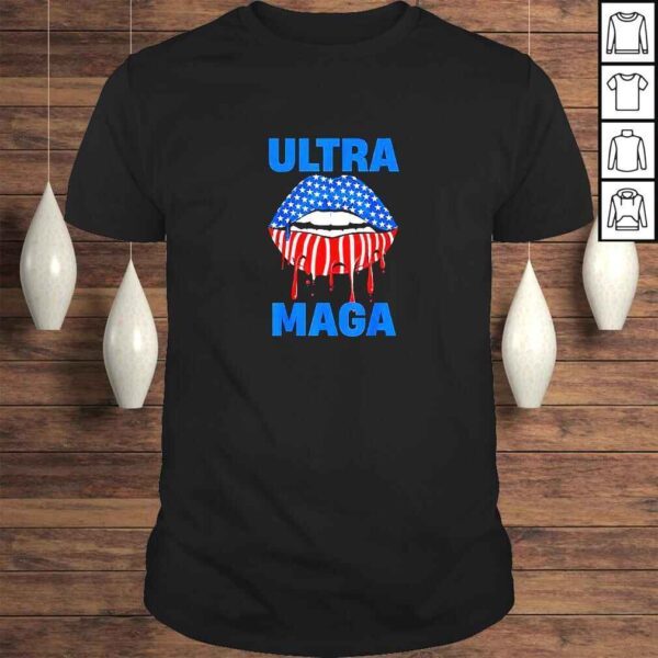 Lips American Flag Ultra Maga 2022 TShirt