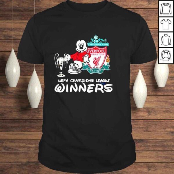 Liverpool x Mickey Mouse Disney Lover Champion League shirt