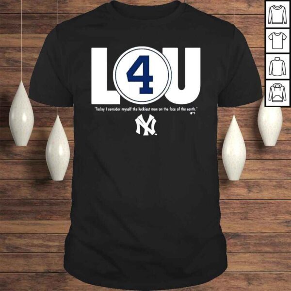 Lou gehrig new york yankees shirt