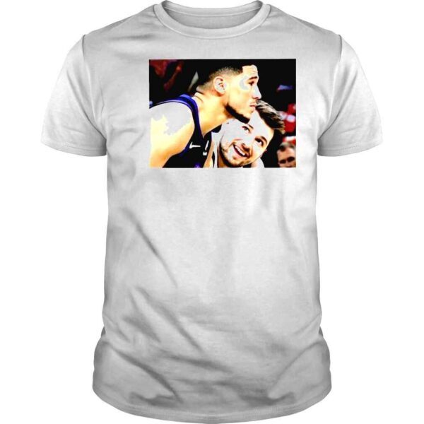 Luka Doncic and Devin Booker Hate Each Other No Context 1 shirt