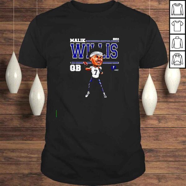 Malik Willis Tennessee Cartoon shirt