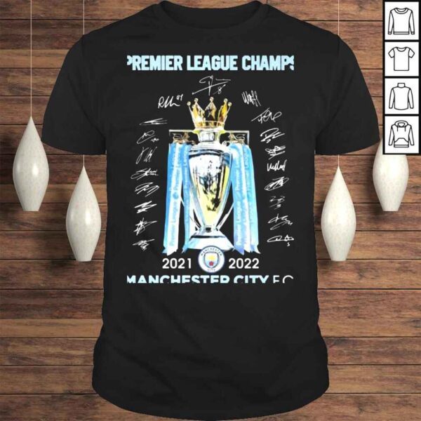 Manchester City 20212022 Campioni Premier League Champs Signatures Shirt