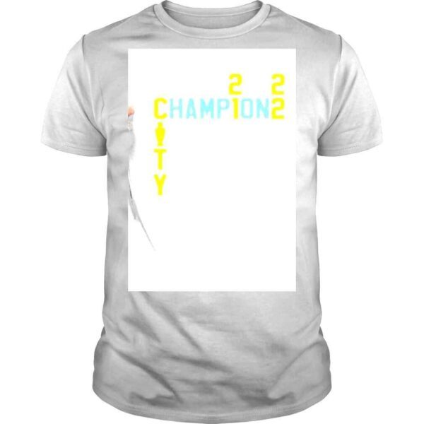 Manchester City Premier League Champions 20212022 TShirt