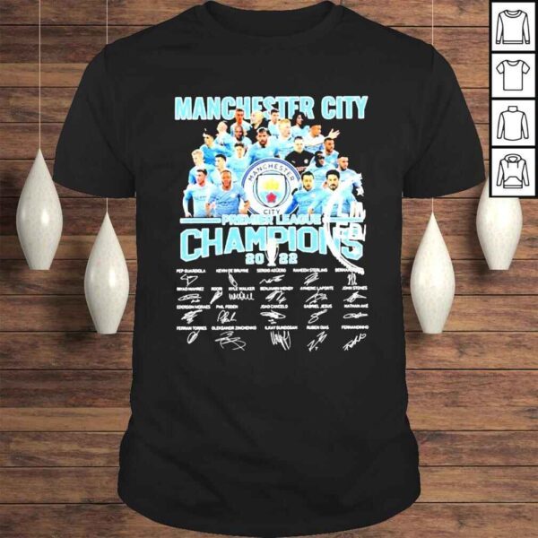 Manchester City Premier League Champions 2022 shirt