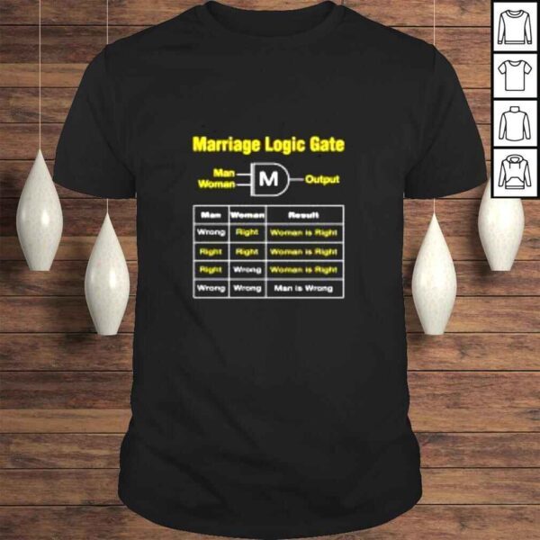 Marriage Logic Gate shirt