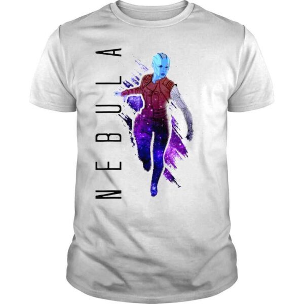 Marvel Avengers Endgame Nebula Galaxy Painted Graphic shirt