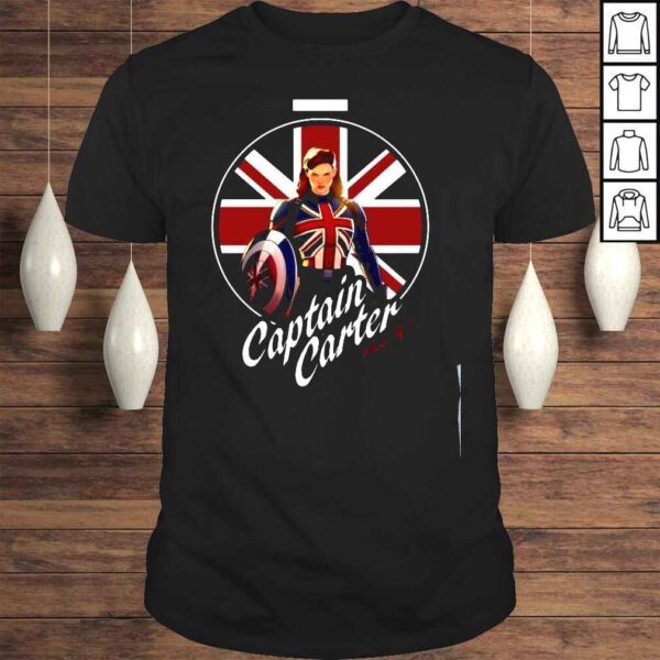 Marvel What If Captain Carter British Flag Shirt