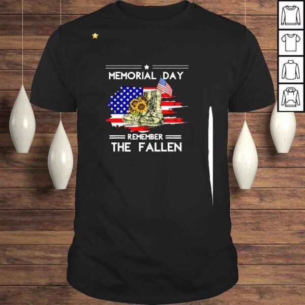 Memorial Day Remember The Fallen Veteran Military Vintage Shirt