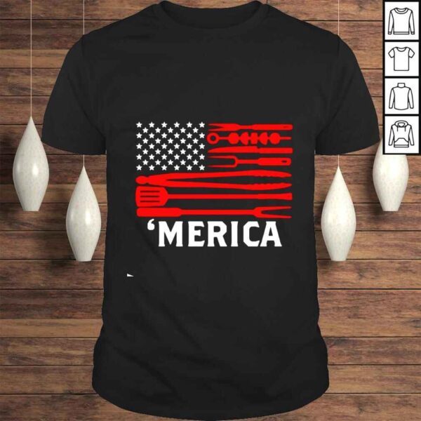 Merica BBQ Flag shirt