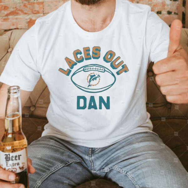 MiamI dolphins laces out Dan Shirts