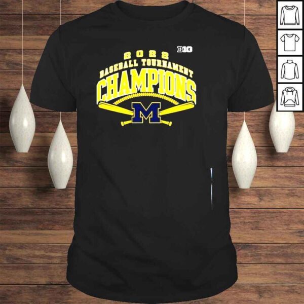 Michigan Wolverines 2022 Big 10 Baseball Champions Shirt