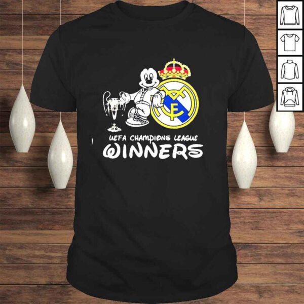 Mickey Mouse Disney Lover Real Madrid Champion League Winner Shirt