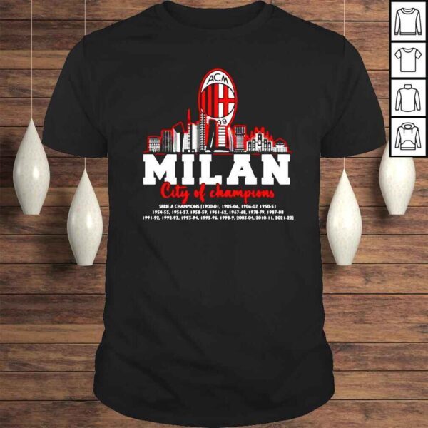 Milan City of Champions shirt