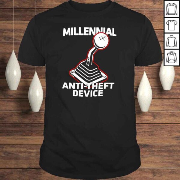 Millennial antitheft device shirt