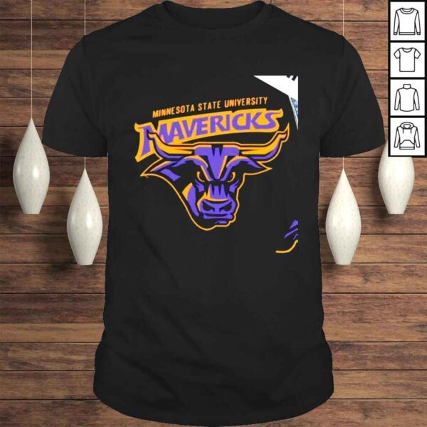 Minnesota State University Mavericks Mankato Champion logo shirt