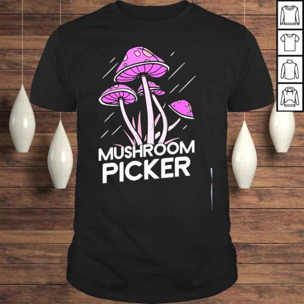 Mushroom picker collecting picking collect shirt