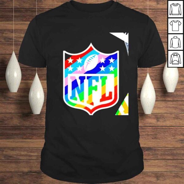 NFL Shield LGBT Pride logo shirt