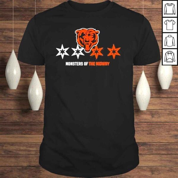 NFL chicago bears monsters of the midway 2022 shirt