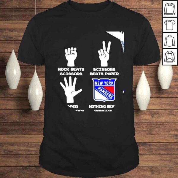 New York Rangers Rock beats scissors scissors beats paper paper beats rock nothing beats Rangers shirt