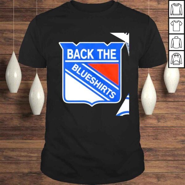 New York Rangers back the Blueshirts logo shirt