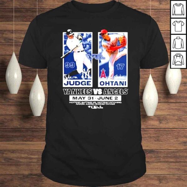 New York Yankees Aaron Judge Vs Los Angeles Angels Shohei Ohtani Shirt