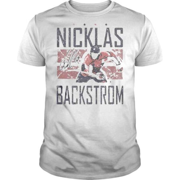 Nicklas Backstrom Bars Signature T Shirt