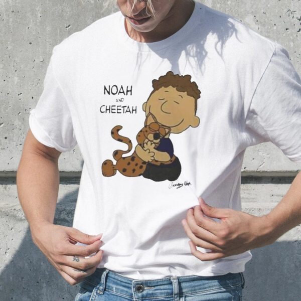 Noah and cheetah friendship T-shirts